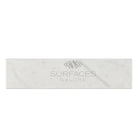 Rectangular Carrara White Royale Marble Tile 2X8 polished or honed interior flooring