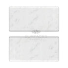 White marble rectangles in Carrara White Royale 3X6 Tumbled Marble product