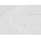 Carrara White Royale White Marble 4x12 polished or honed brick tiles