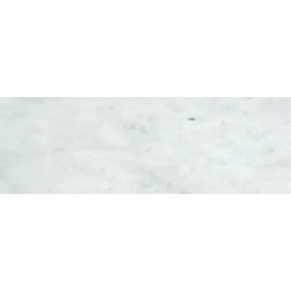 White marble slab from Carrara White Royale Marble 4x12 polished or honed