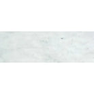 White marble slab from Carrara White Royale Marble 4x12 polished or honed