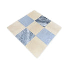 Checkerboard tile pattern with Bardiglio Prime and Crema Marfil Select 12x12 set