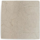 Square beige marble tile from Checkerboard Bardiglio Prime and Crema Marfil Select 18X18 Set