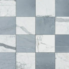 Checkerboard Bardiglio Prime Imperiale and Statuary White marble tiles for elegant flooring