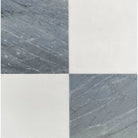 Four-square tile pattern from Checkerboard Bardiglio Prime Imperiale and Thassos Supreme 12X12 Set