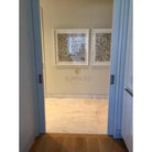 Hallway with Checkerboard Bardiglio Prime Marble and Oriental White Aurora White Marble flooring
