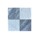 Four square Marble Tiles in Checkerboard Diano Royal and Oriental White Aurora White set