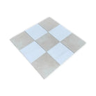 Checkerboard tile pattern from Checkerboard Bianco Dolomite and Crema Marfil 12x12 Set