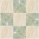 Nine square marble tiles from Checkerboard Ming Green Prestige and Diano Royal Marble set