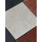 Square marble tile from Checkerboard Rojo Alicante Select and Crema Marfil Select Marble set