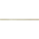 Long off-white Crema Marfil Select Marble pencil liner strip for flooring or walls