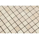 Beige square tile mosaic from Crema Marfil Select Marble for polished or honed finish
