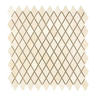 Crema Marfil Select Marble diamond mosaic tile sheet polished or honed for elegant flooring