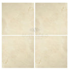Four beige Crema Marfil Select Marble 24x24 tiles in polished or honed finish