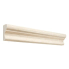 Off-white decorative molding from Crema Marfil Select Marble 2X12 Crown Mercer collection