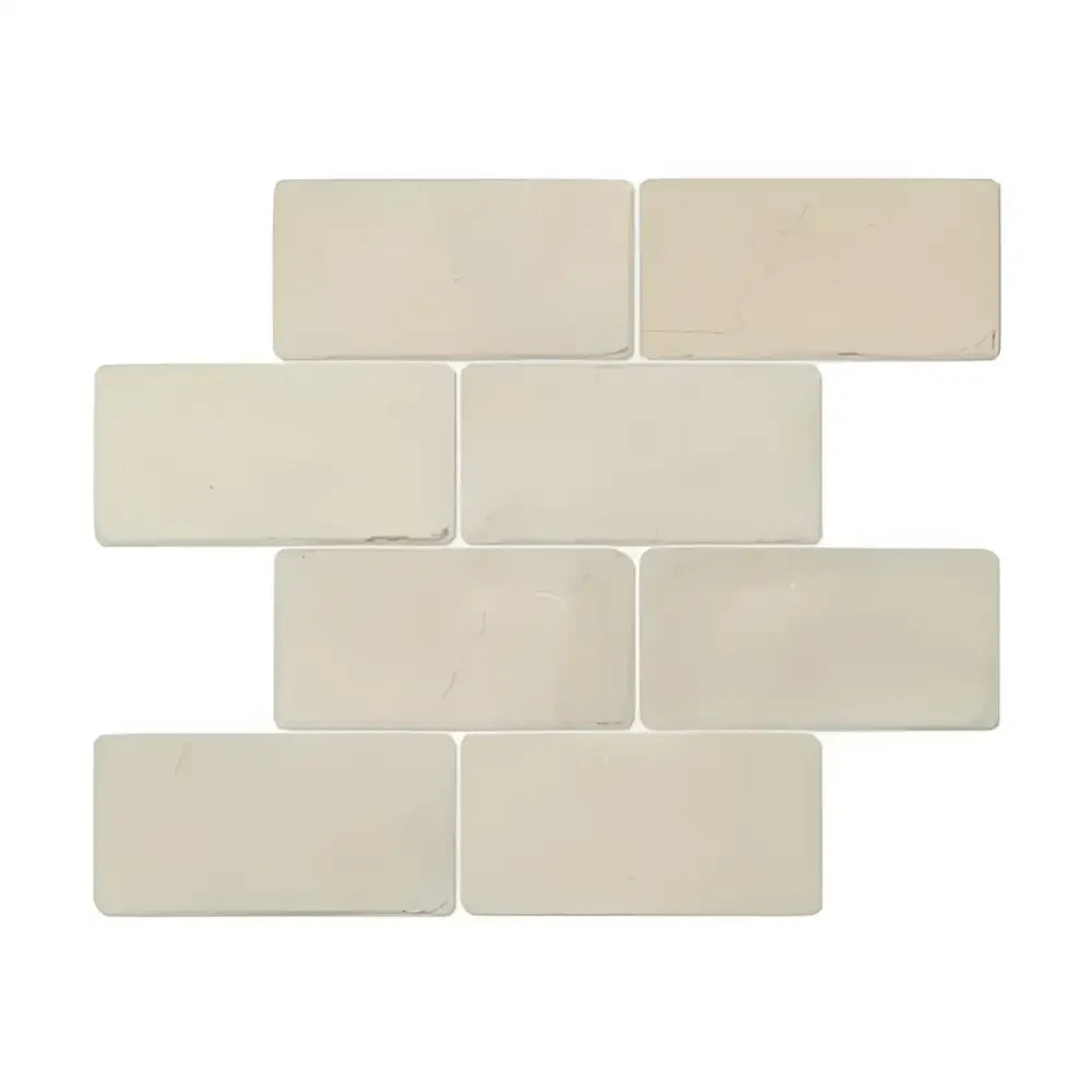 Crema Marfil Select Marble 3X6 Tumbled-American Stone