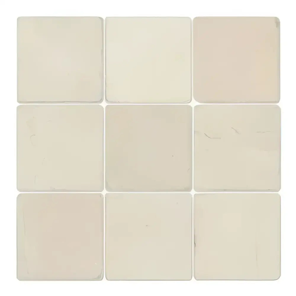 Crema Marfil Select Marble 4X4 Tumbled-American Stone