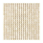 Beige mosaic tile sheet from Crema Marfil Select Marble polished or honed finish