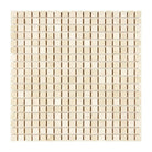 Beige mosaic tile sheet from Crema Marfil Select Marble 5/8X5/8 polished or honed
