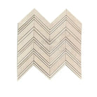 Crema Marfil Select Marble Chevron patterned tile for sophisticated flooring design