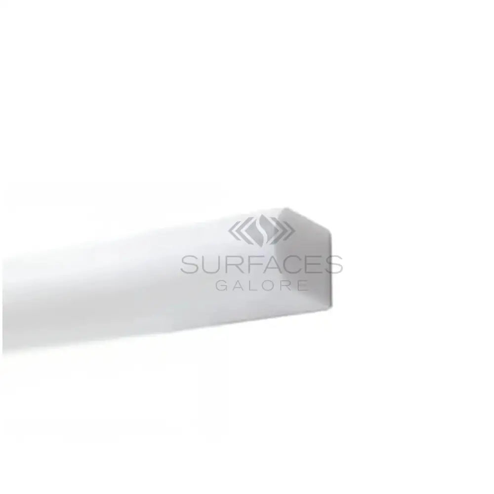 White corner trim for Dolomite Prestige 1/2X12 Pencil Liner Marble polished or honed