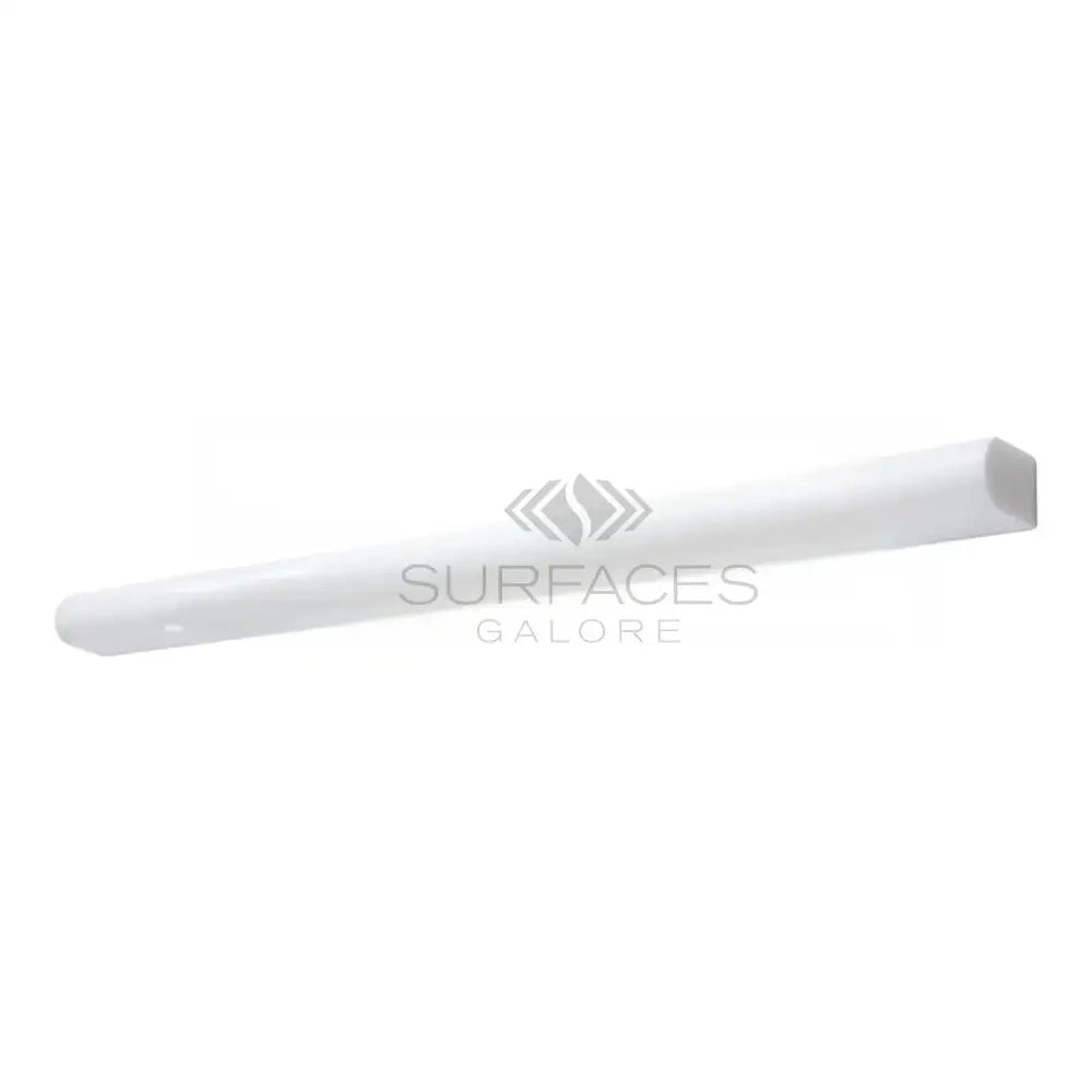 Dolomite White Prestige (White Dolomite) 1/2X12 Pencil Liner Marble-American Stone