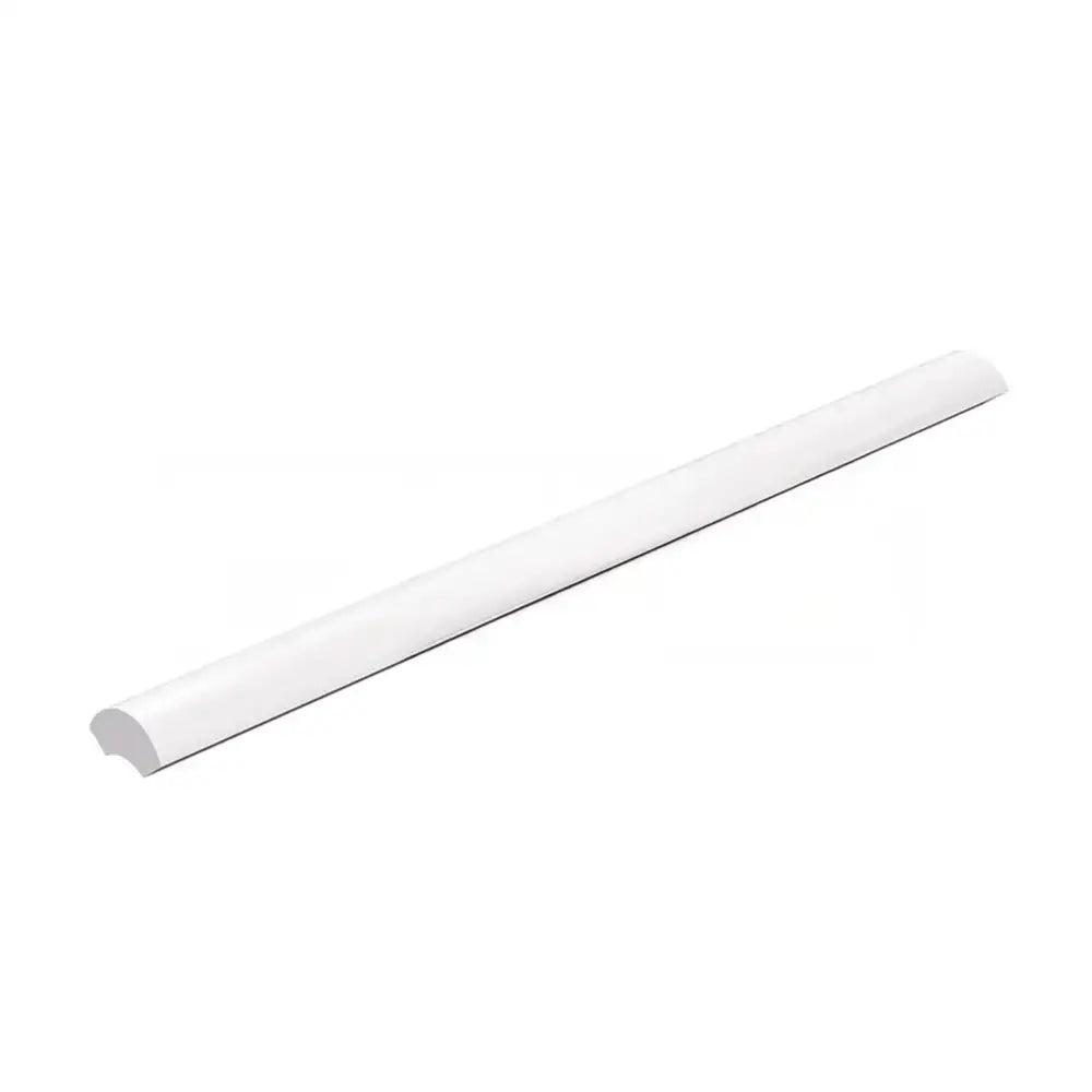 White quarter-round molding from Dolomite Prestige marble trim for finishing flooring