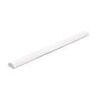 White quarter-round molding from Dolomite Prestige marble trim for finishing flooring