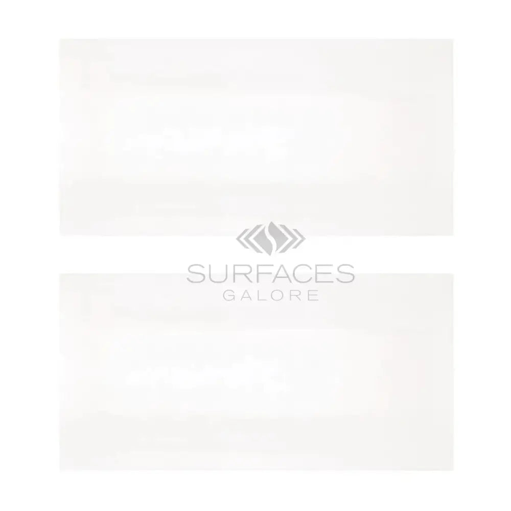Rectangular white tiles from Dolomite Prestige 3x6 Marble collection