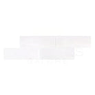 White rectangular tiles from Dolomite Prestige 4X12 Marble collection