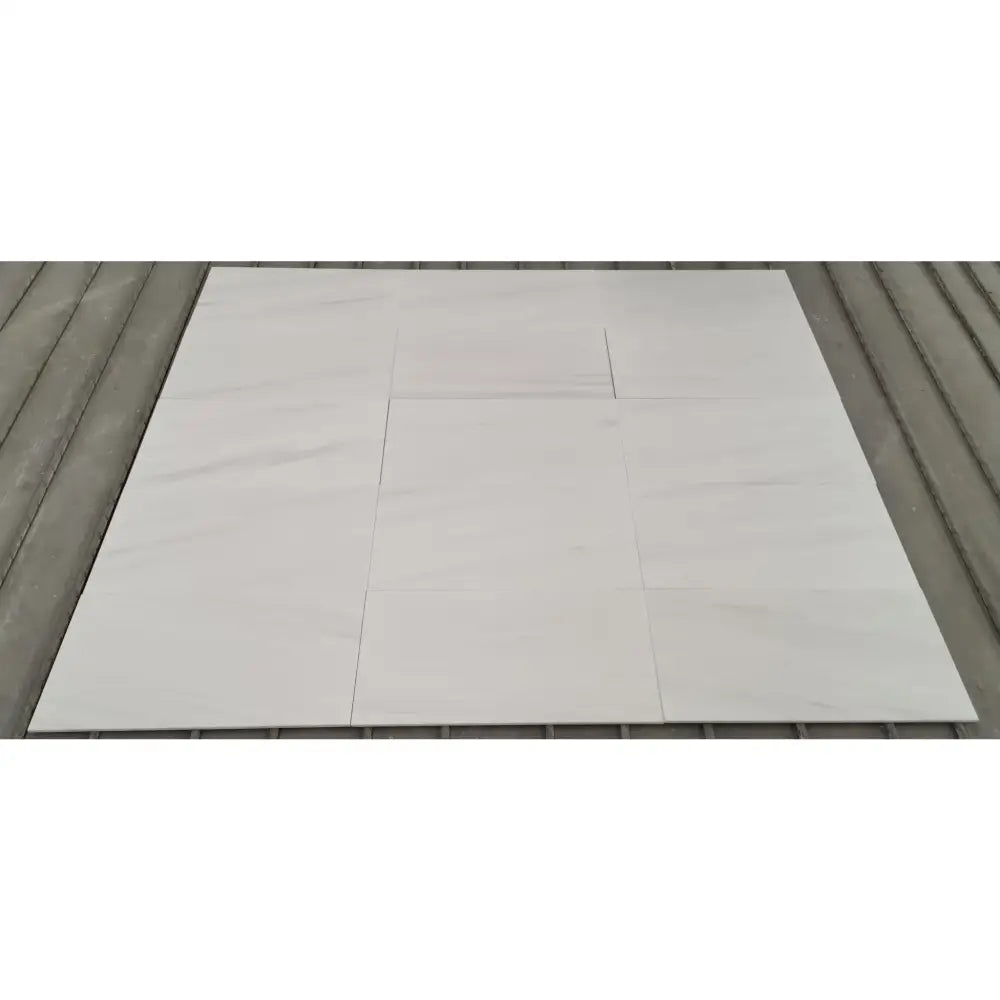 Dolomite White Prestige (White Dolomite) Manhattan (Random-Strip) Mosaic Marble-American Stone