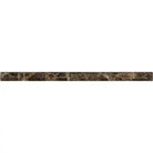 Brown marble border tile from Emperador Dark Marble 3/4X12 Bullnose Liner Polished