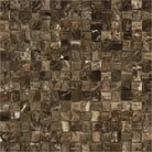 Emperador Dark Oro Marble 3-D Small-Bread Mosaic Polished-American Stone