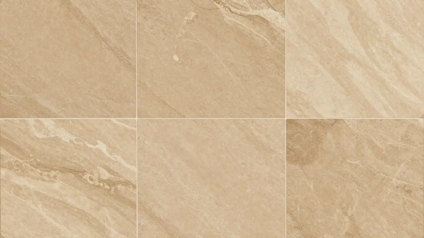 Sketch of Travertine Noce tiles in a luxurious interior.