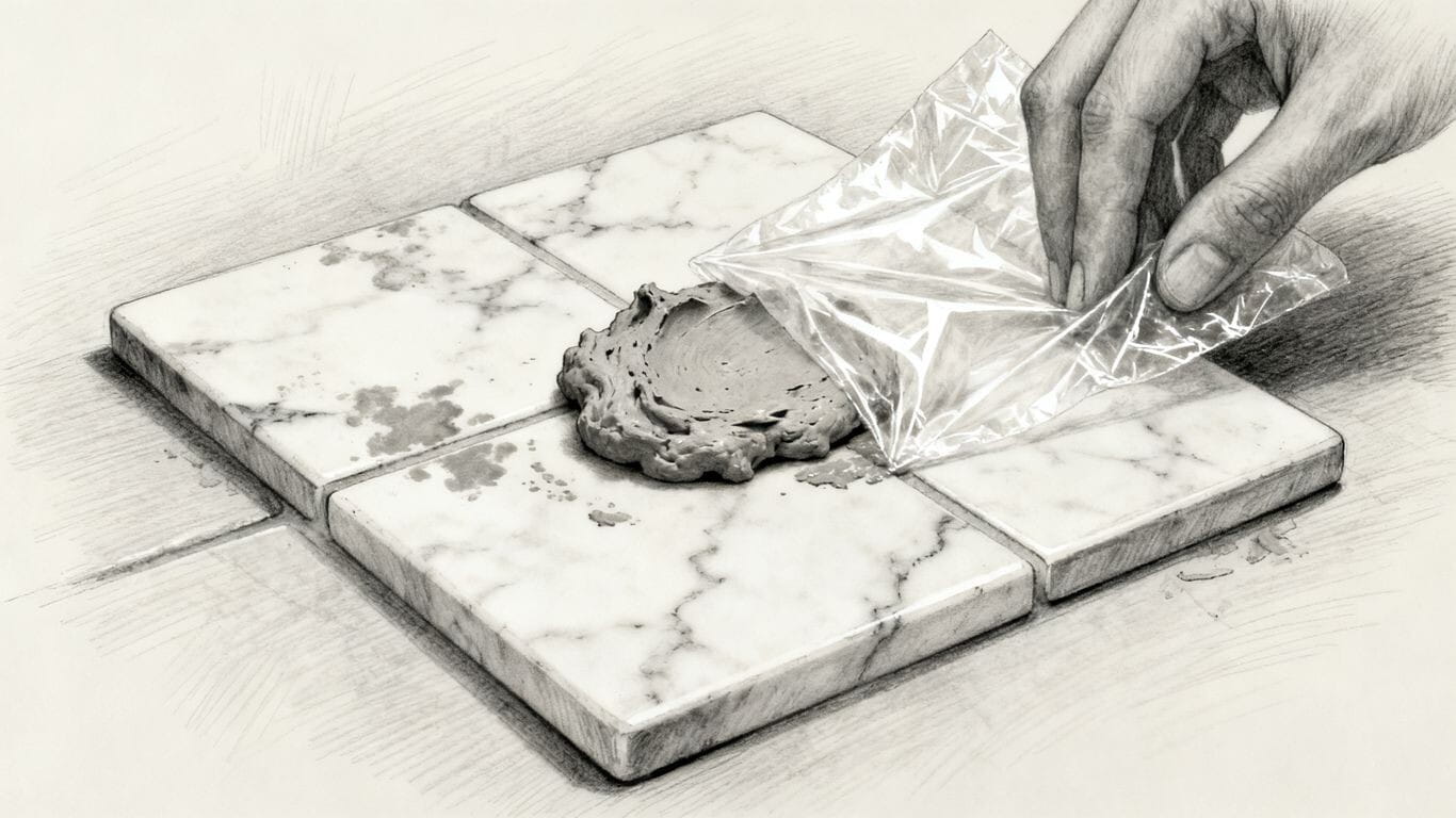 Proceso de eliminación de manchas