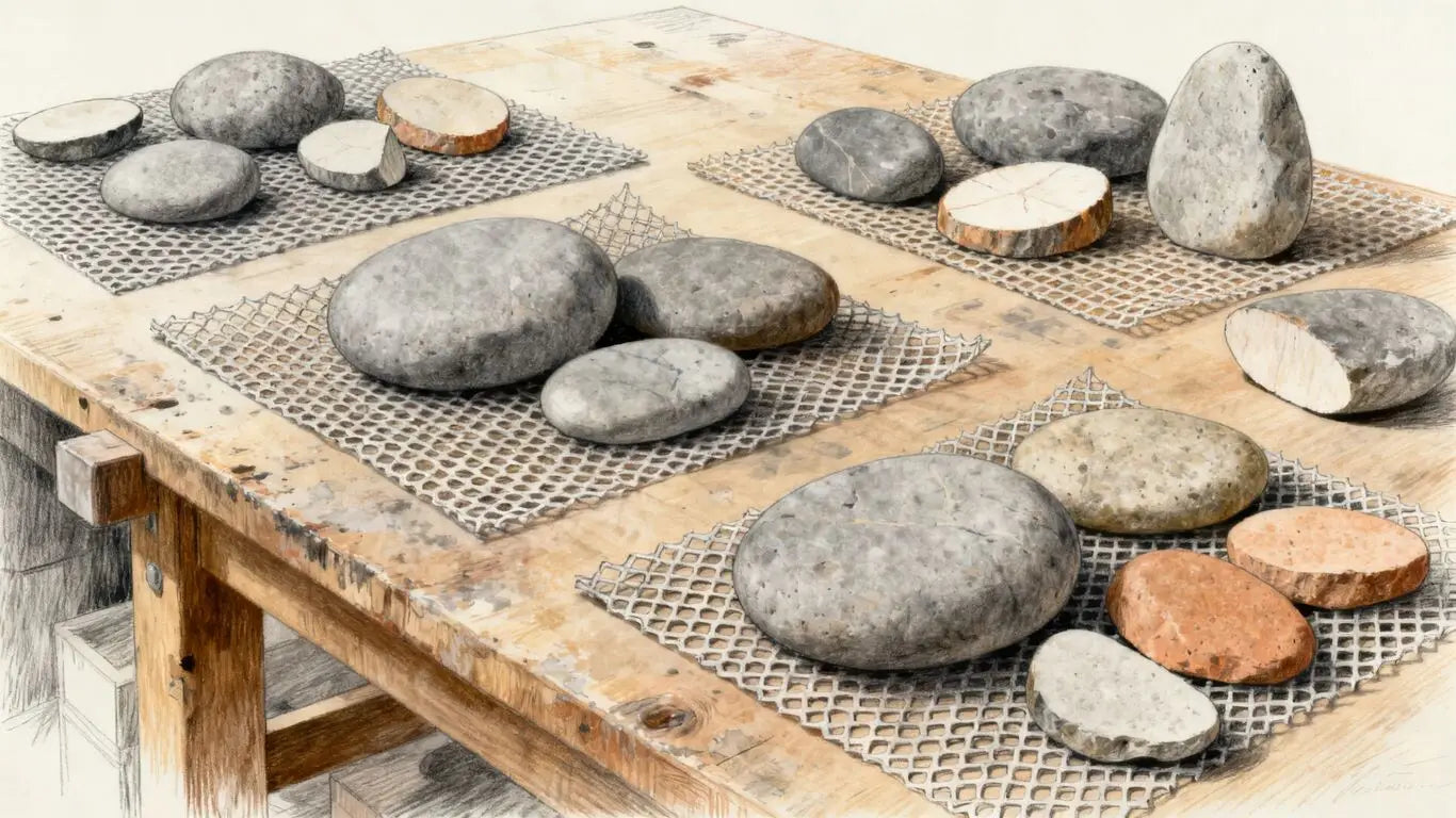 Natural stone textures in modern bathroom design