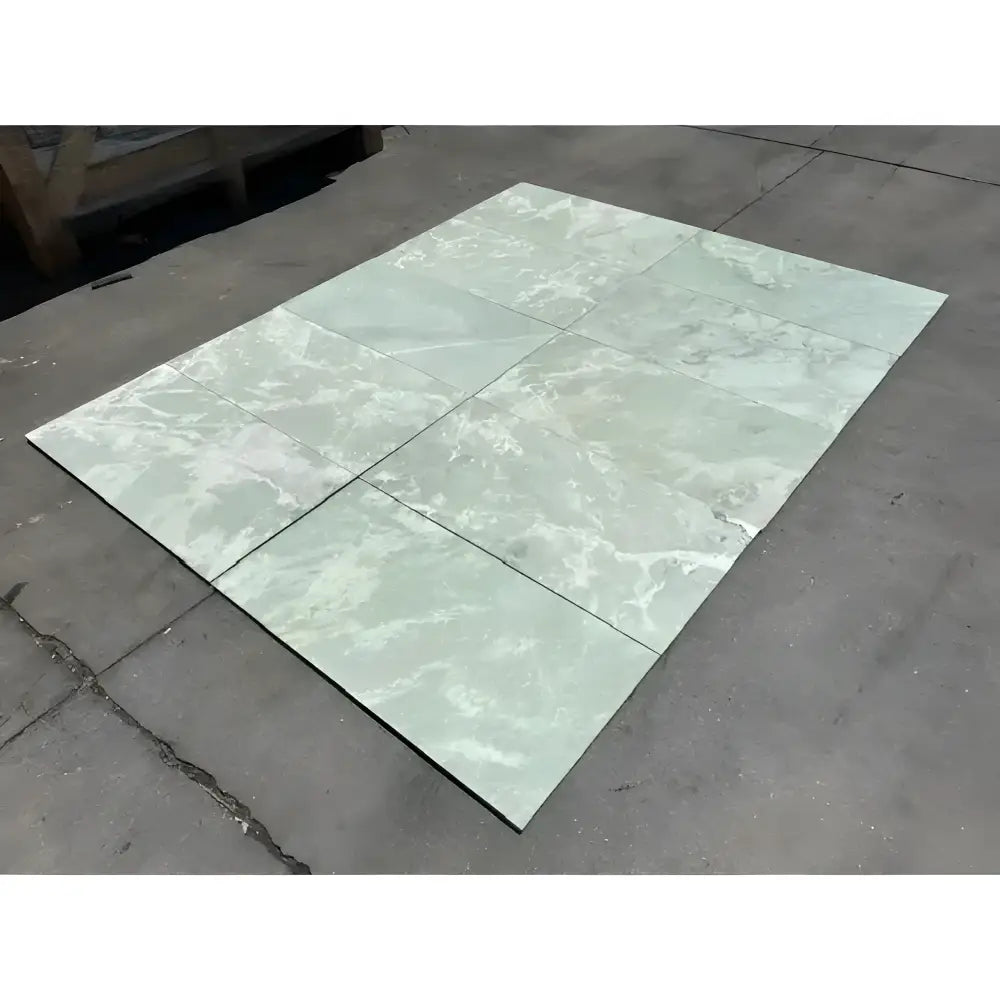 Green marble floor tiles from Ming Green Prestige 12x12 polished or honed finish