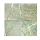 Four Ming Green Prestige 12X12 marble tiles with polished or honed finish