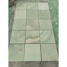 Green marble tile arrangement for Ming Green Prestige 12X12 Marble polished or honed