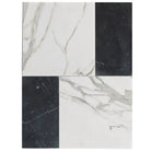 Modena in Calacatta Gold 12X12 and Nero Marquina Prestige 6X12 Set-American Stone