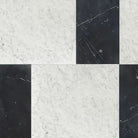 Modena in Carrara White Royale 12X12 and Nero Marquina Prestige 6X12 Set-American Stone