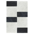 Modena in Carrara White Royale 12X12 and Nero Marquina Prestige 6X12 Set-American Stone