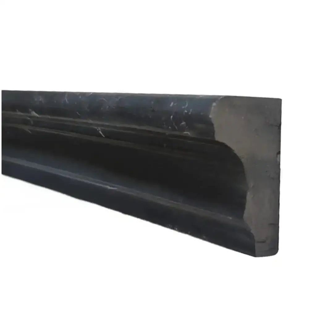 Nero Marquina Prestige/Black 2X12 Crown (Mercer) Molding Liner-American Stone