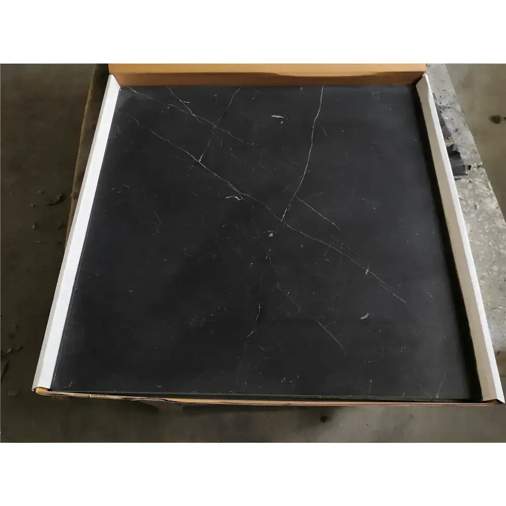Nero Marquina Prestige/Black 4 3/4X12 Baseboard Trim Molding-American Stone