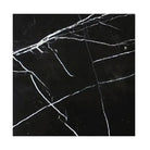Black Marble Tile with White Veining from Nero Marquina, 12X12 Polished or Honed