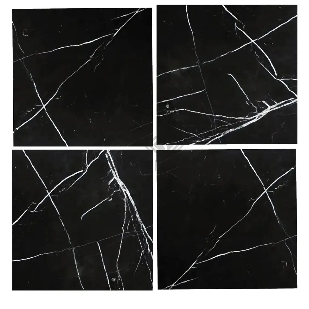 Nero Marquina Prestige / Black Marble 24X24-American Stone