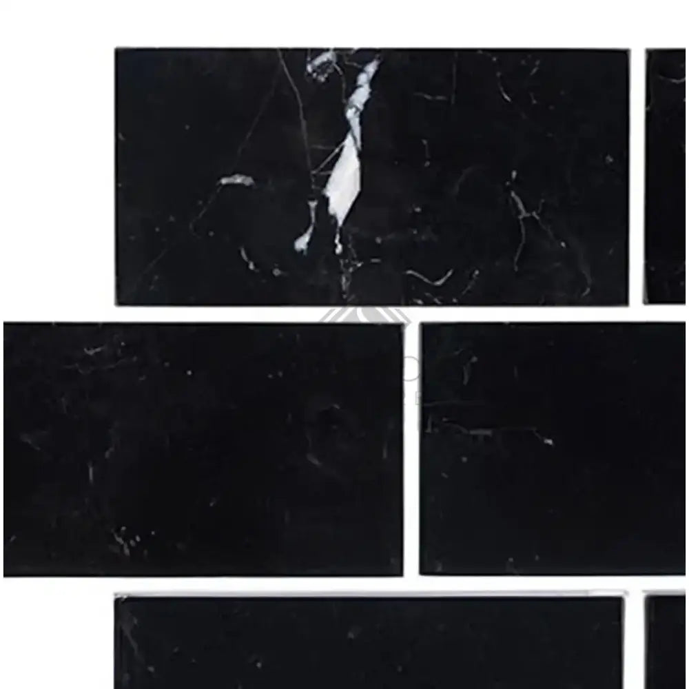 Nero Marquina Prestige / Black Marble 3X6-American Stone
