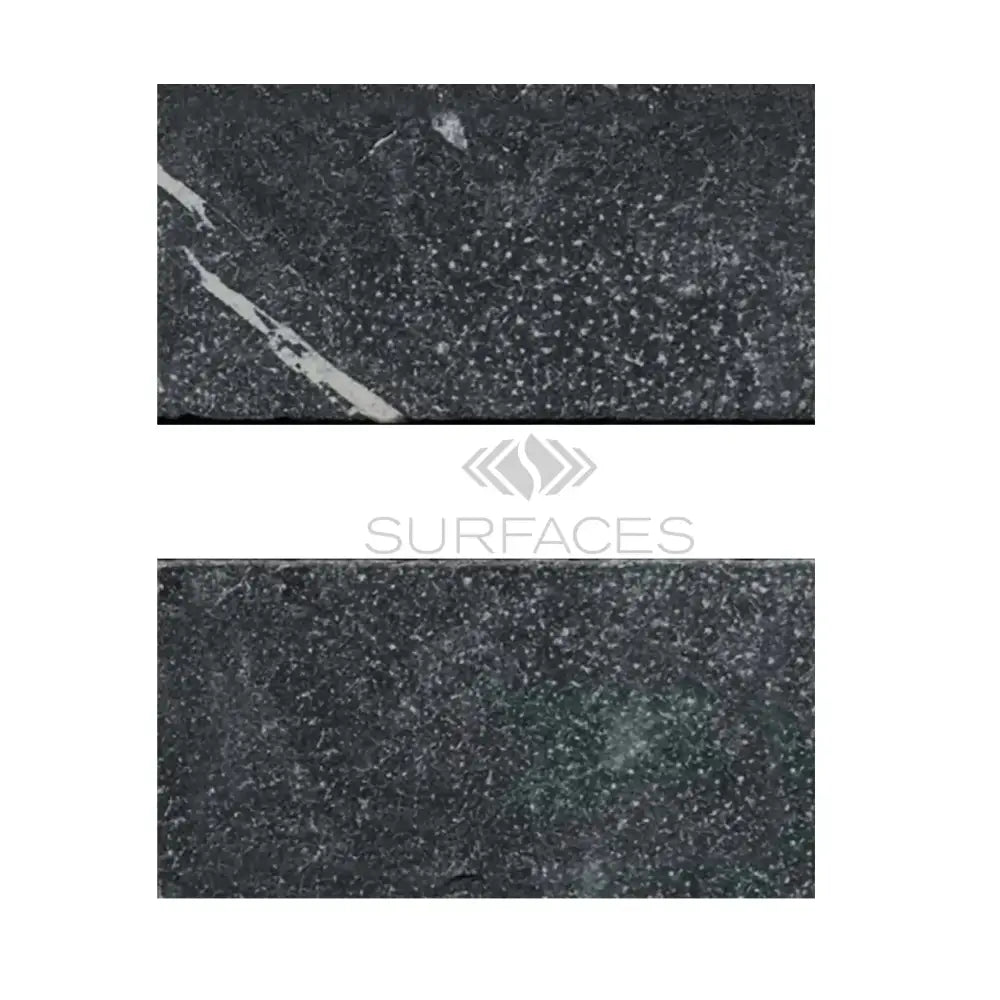 Nero Marquina Prestige / Black Marble 3X6 Tumbled-American Stone