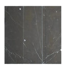 Gray marble tile with white veining in Nero Marquina Black Marble 4X12 Polished or Honed