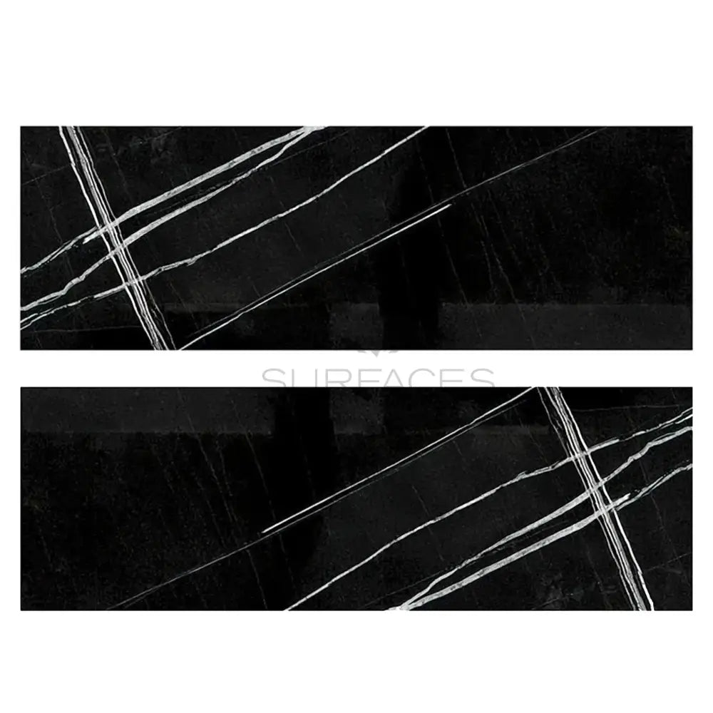 Nero Marquina Prestige / Black Marble 4X12-American Stone